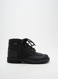 Bottines/boots fermeture lacets chiquet noir KICKERS garçon