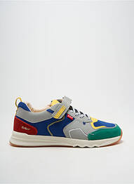 Baskets voute plantaire bout rond bleu KICKERS garçon