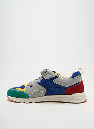 Baskets voute plantaire bout rond bleu KICKERS garçon