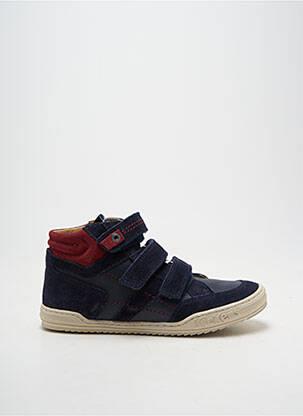 Bottines/boots voute plantaire bout rond bleu KICKERS garçon