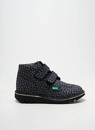 Bottines/boots voute plantaire bout rond noir KICKERS fille