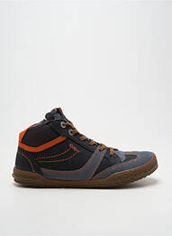 Baskets bout rond bout rond noir KICKERS garçon