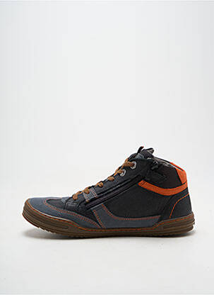 Baskets bout rond bout rond noir KICKERS garçon