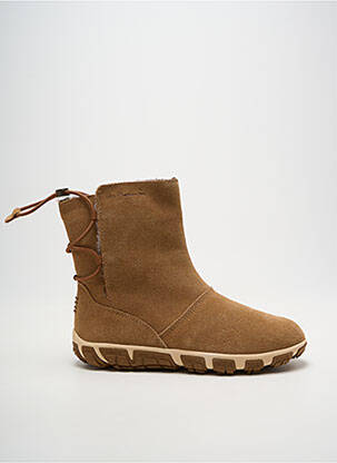 Bottines/boots fourrée talon plat jusqu'à 3cm marron TBS femme