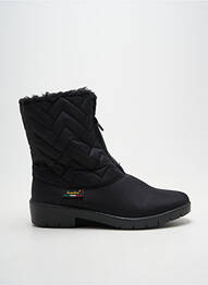 Bottines/boots fourrée talon plat jusqu'à 3cm noir SAMITEX femme