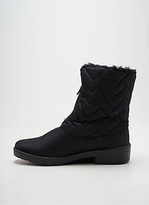 Bottines/boots fourrée talon plat jusqu'à 3cm noir SAMITEX femme