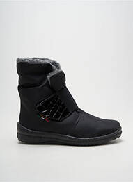 Bottines/boots fourrée talon plat jusqu'à 3cm noir SAMITEX femme