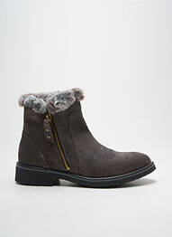 Bottines/boots talon bas talon plat jusqu'à 3cm gris W STYLE femme