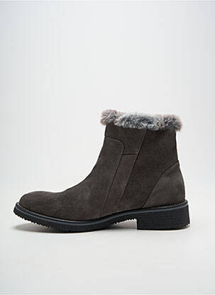 Bottines/boots talon bas talon plat jusqu'à 3cm gris W STYLE femme
