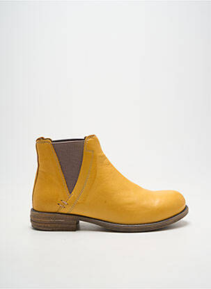 Bottines/boots talon bas talon plat jusqu'à 3cm jaune ELUE PAR NOUS femme