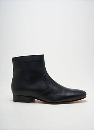 Bottines/boots fermeture zippée talon bas noir ARIMA homme