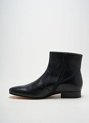 Bottines/boots fermeture zippée talon bas noir ARIMA homme