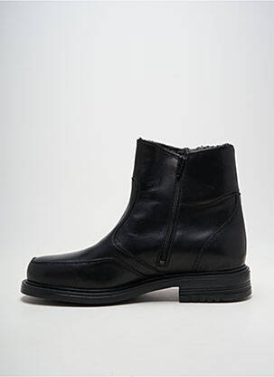 Bottines/boots fermeture zippée talon bas noir ARIMA homme
