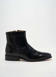 Bottines/boots fermeture zippée talon bas noir ARIMA homme