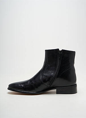 Bottines/boots semelle extérieure cuir talon bas noir ARIMA homme