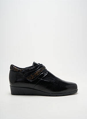 Chaussures de confort bout carré talon plat jusqu'à 3cm noir PEDI GIRL femme