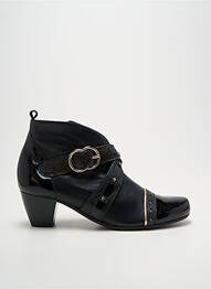 Bottines/boots cubain talon de 4 à 6cm noir INEA femme