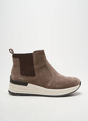 Bottines/boots bout rond talon de 4 à 6cm gris TBS femme