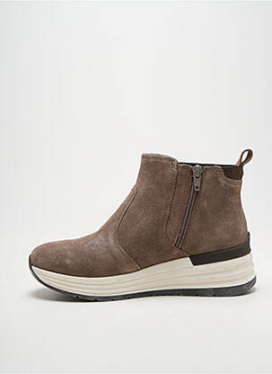 Bottines/boots bout rond talon de 4 à 6cm gris TBS femme