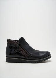 Bottines/boots bout rond talon plat jusqu'à 3cm noir REMONTE femme