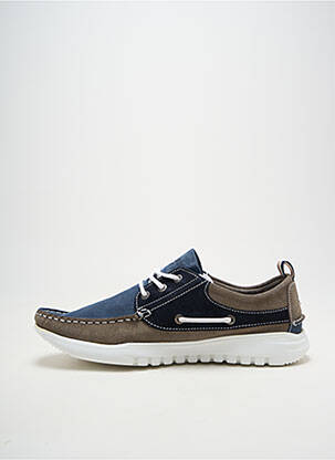 Baskets bout rond bout rond bleu COTEMER homme