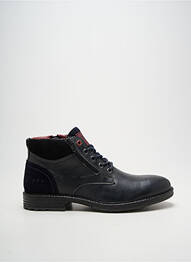 Bottines/boots fermeture zip et lacets talon bas bleu COTEMER homme