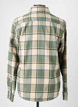 Chemise manches longues imprimé carreaux vert BLEND homme
