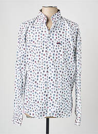 Chemise manches longues imprimé fantaisie blanc THE SURFCAR homme