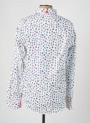 Chemise manches longues imprimé fantaisie blanc THE SURFCAR homme