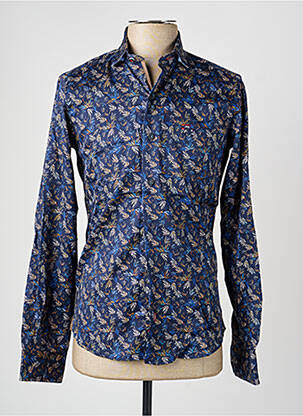 Chemise manches longues coupe cintrée bleu THE SURFCAR homme