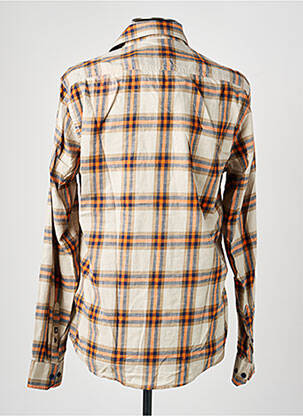 Chemise manches longues poches beige GARCIA homme