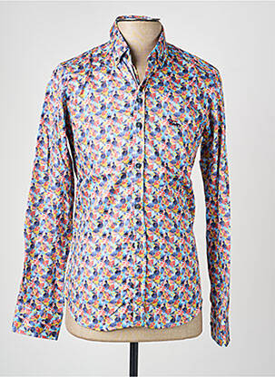 Chemise manches longues imprimé fantaisie bleu THE SURFCAR homme