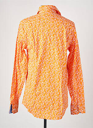 Chemise manches longues coupe cintrée orange RECYCLED ART WORLD homme