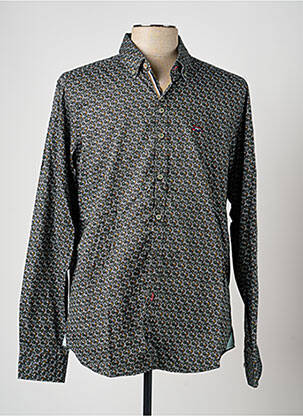 Chemise manches longues imprimé fantaisie noir THE SURFCAR homme