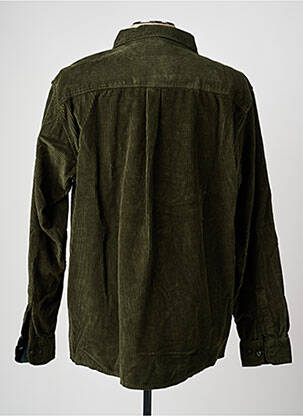 Chemise manches longues poches vert RECYCLED ART WORLD homme