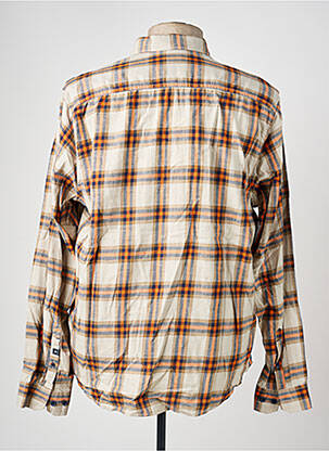 Chemise manches longues poches beige GARCIA homme