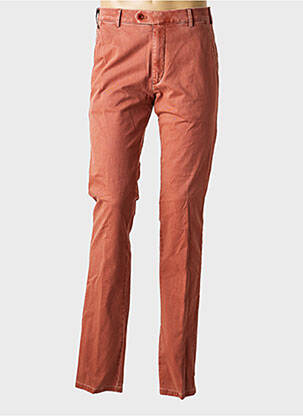 Pantalon chino bio taille normale orange MEYER homme