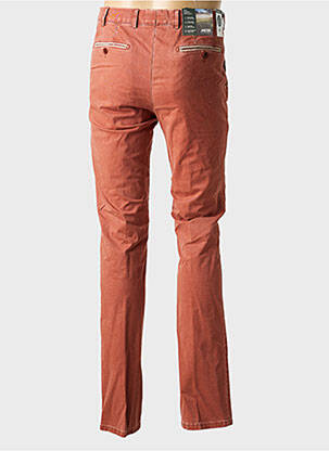 Pantalon chino bio taille normale orange MEYER homme