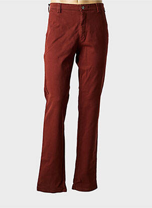Pantalon chino stretch taille normale orange MEYER homme