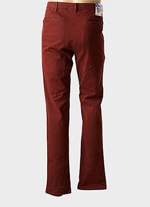 Pantalon chino stretch taille normale orange MEYER homme