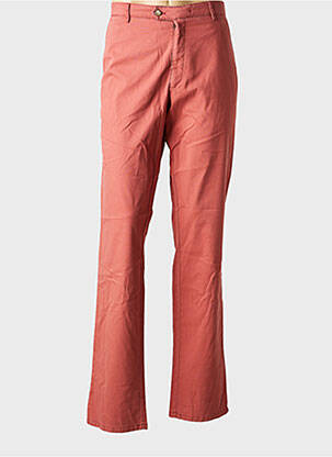 Pantalon chino stretch taille normale orange MEYER homme