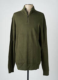 Pull stretch manches longues vert fonce BLEND homme
