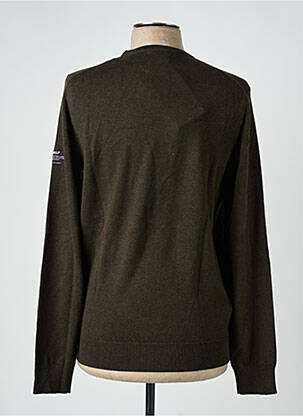 Pull stretch manches longues vert ECOALF homme