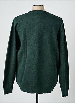 Pull col v manches longues vert GARCIA homme