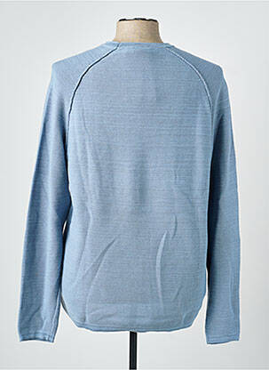 Pull stretch manches longues bleu GARCIA homme