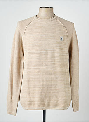 Pull stretch manches longues beige GARCIA homme