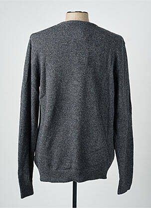 Pull stretch manches longues gris BLEND homme