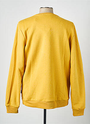 Sweat-shirt stretch manches longues jaune BLEND homme