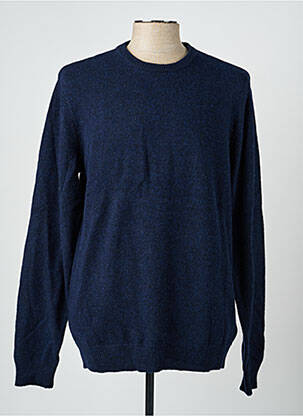 Pull stretch manches longues bleu BLEND homme