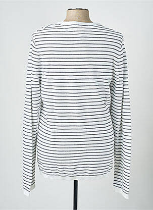 Pull stretch manches longues bleu FREEMAN T.PORTER homme